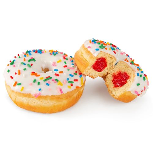 Order Magic Ring Raspberry Filled Donut food online from Yellowstone Coffee And Canvas store, Billings on bringmethat.com
