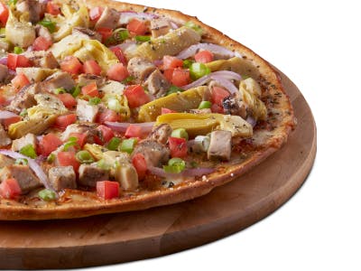 Order Tuscan Garlic Chicken Pizza - Small 10'' food online from Pizza Guys store, Modesto on bringmethat.com