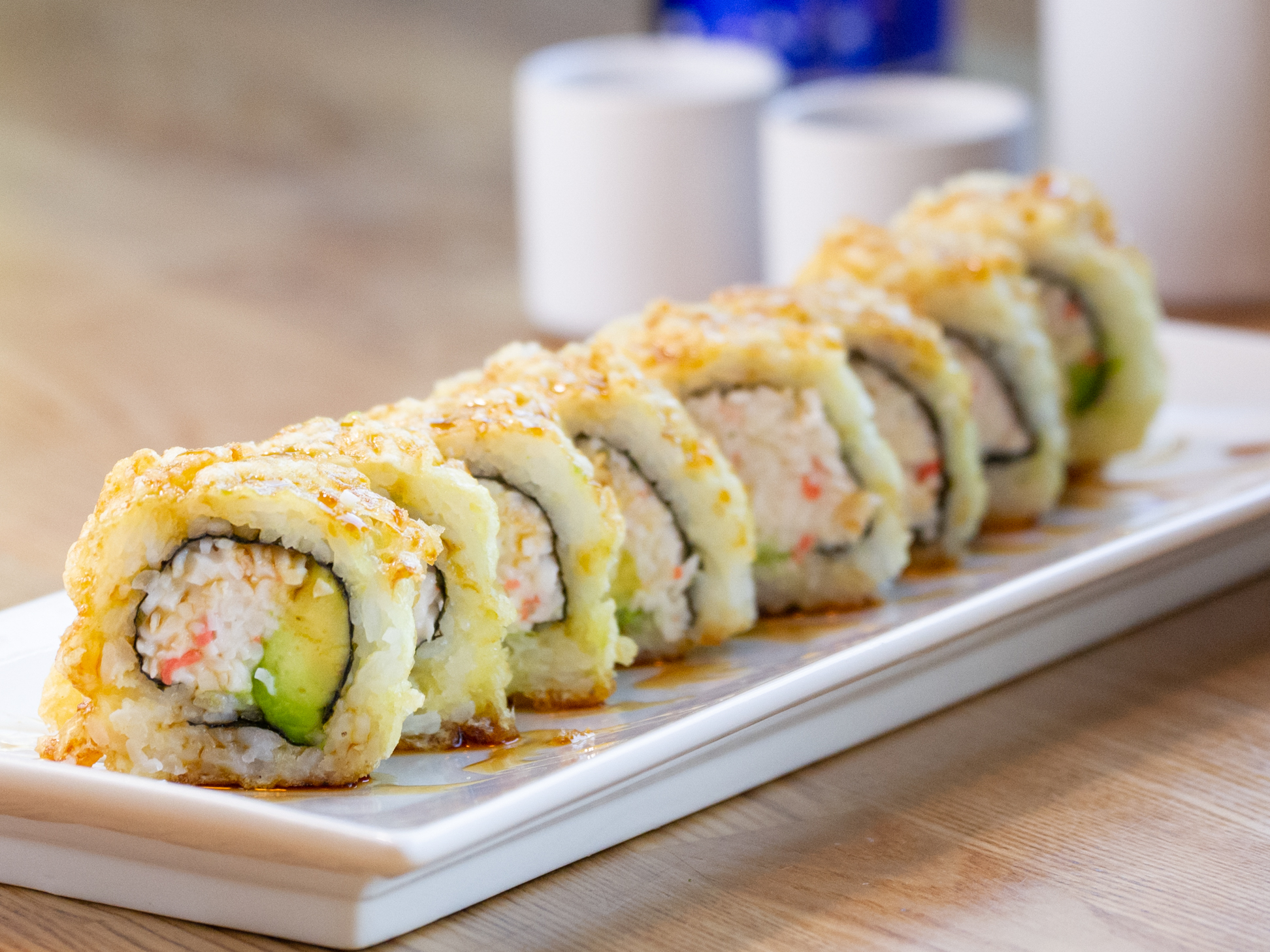 Order Deep-Fried California Roll food online from Roll Call store, Los Angeles on bringmethat.com