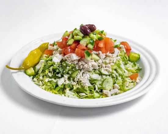 Order Chopped Salad (Chicken, or Tuna) food online from Emilio's Trattoria store, Los Angeles on bringmethat.com