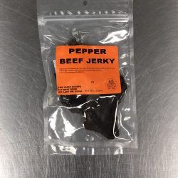 Order Pepper Beef Jerky food online from The Jerky Shoppe store, Big Lake on bringmethat.com