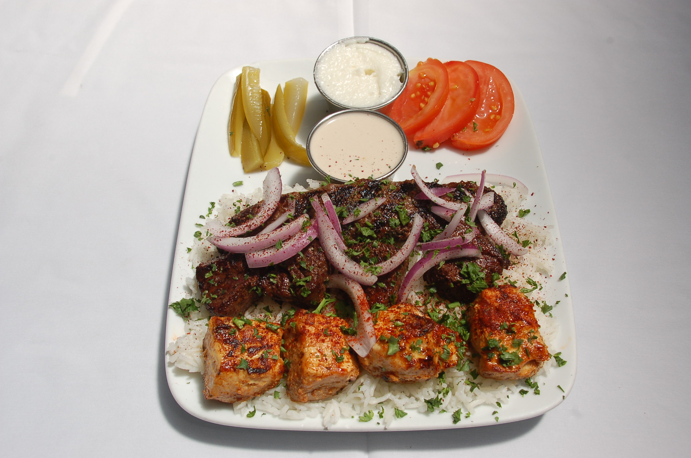 Order Mixed Grill food online from Micho'z Fresh Lebanese Grill store, San Diego on bringmethat.com