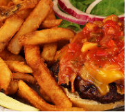 Order Caribbean Burger food online from West Towne Pub store, Ames on bringmethat.com