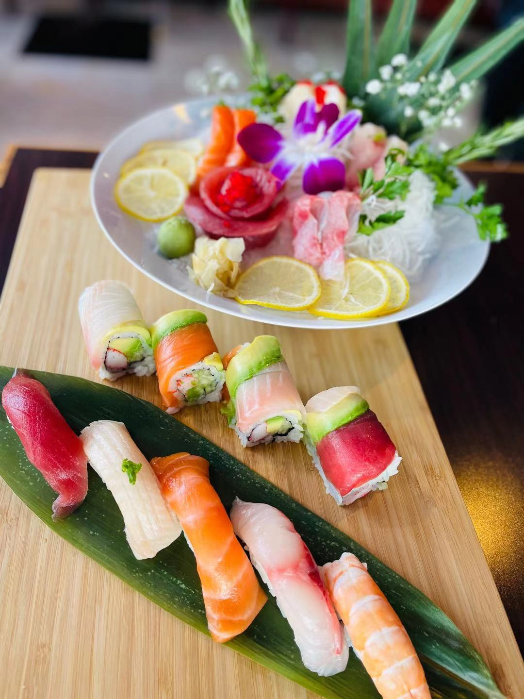 Order 4. Sushi & Sashimi Dinner food online from Koto Sake Japanese Steak House store, Columbia on bringmethat.com