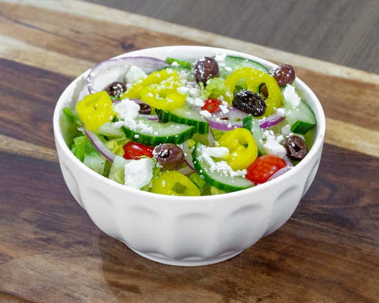 Order Greek Salad food online from The Brick Oven store, Buffalo on bringmethat.com