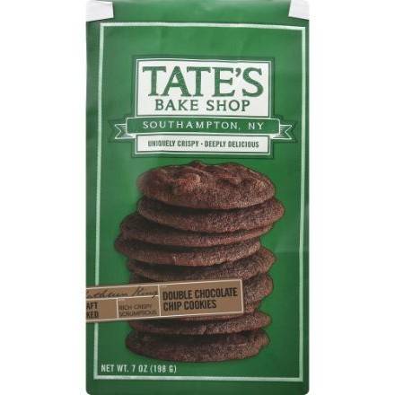 Order Tate's Bake Shop Double Chocolate Chip Cookies (7 oz) food online from Dolcezza Gelato store, Arlington on bringmethat.com