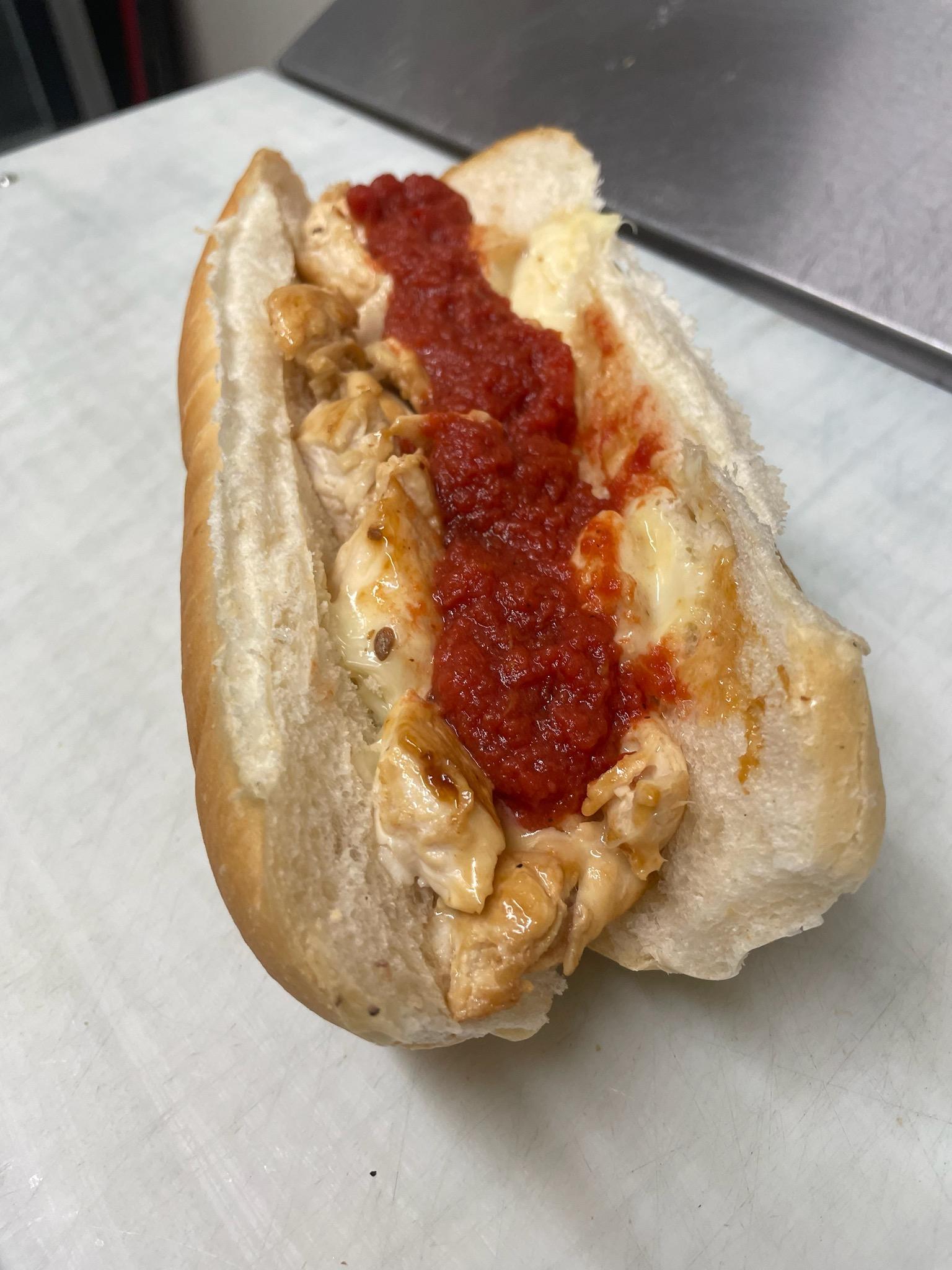 Order Small Chicken Cheese Steak food online from Slugger's Pizzeria store, Lancaster on bringmethat.com