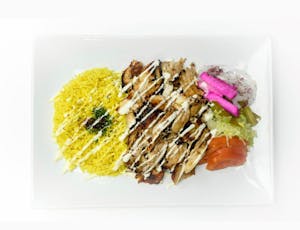Order Shawerma Over Rice food online from Hakuna Matata store, Oak Lawn on bringmethat.com