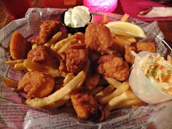 Order 12. Scallop Platter food online from Cameron's Seafood store, Frederick on bringmethat.com