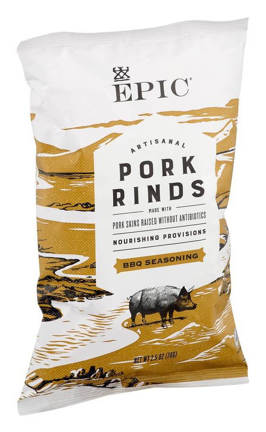 Order Epic Pork Rinds BBQ Seasoning (2.5 oz) food online from Rite Aid store, Yamhill County on bringmethat.com