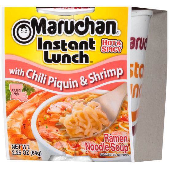 Order Maruchan Instant Lunch,Cajun Style With Chili Piquin & Shrimp food online from Exxon Food Mart store, Port Huron on bringmethat.com