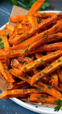 Order Basket of Sweet Potato Fries food online from May Restaurant store, Frederick on bringmethat.com