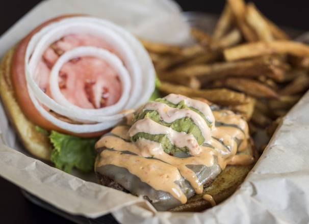 Order California Burger food online from Mr Brews Taphouse store, Lawrence on bringmethat.com