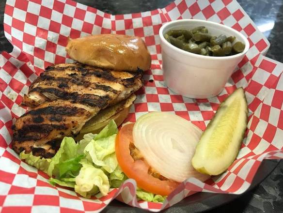 Order Grilled Chicken Breast food online from Sharpshooter Pit And Grill store, Saint Louis on bringmethat.com