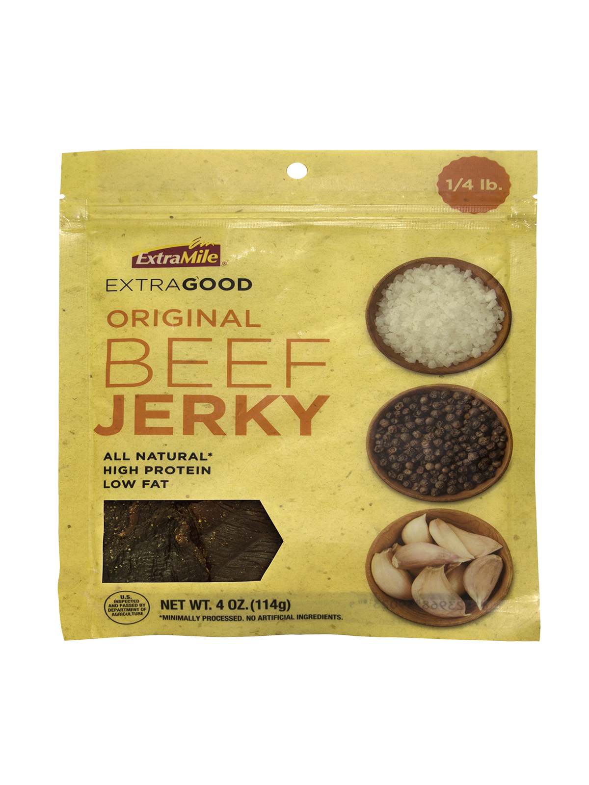 Order ExtraMile Original Beef Jerky  food online from Silver Chevron store, Hawthorne on bringmethat.com