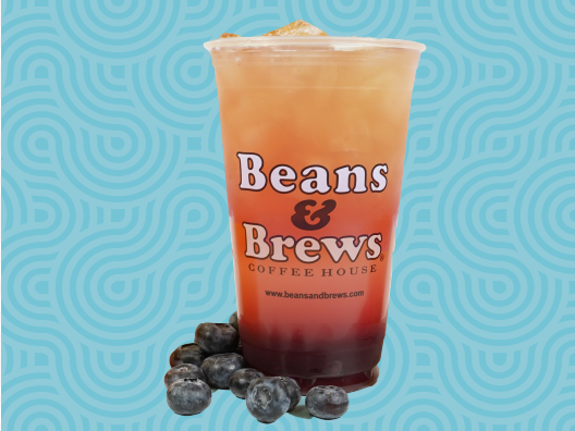 Order Pom-Berry Refresher food online from Beans & Brews #118 store, Layton on bringmethat.com