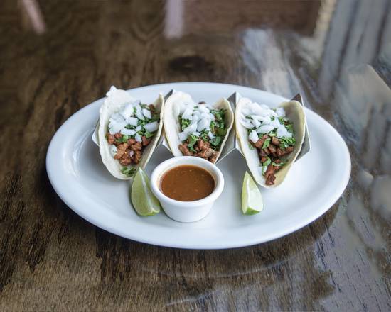 Order Tacos de Carne Asada food online from Los toritos Mexican cuisine store, Winston-Salem on bringmethat.com