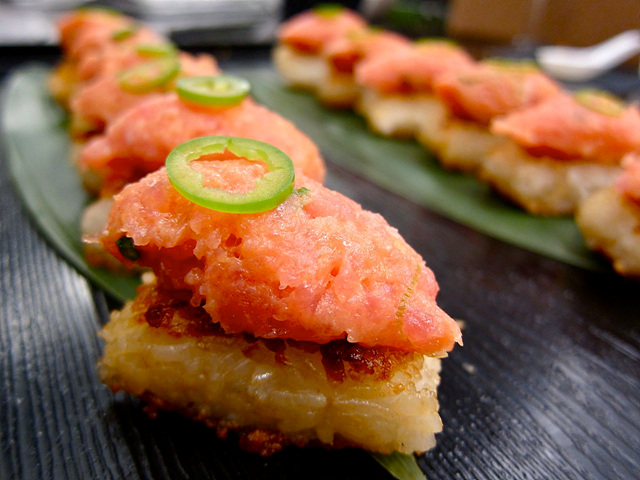Order Crispy Rice food online from Tomomi Sushi store, Alhambra on bringmethat.com