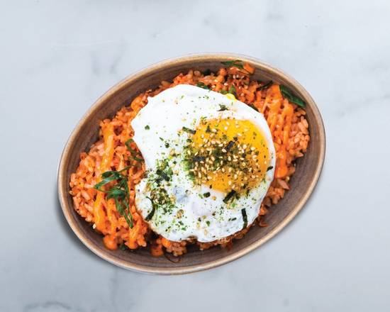 Order Kimchi Fried Rice + Sunnyside Egg food online from Pacific Catch store, San Francisco on bringmethat.com