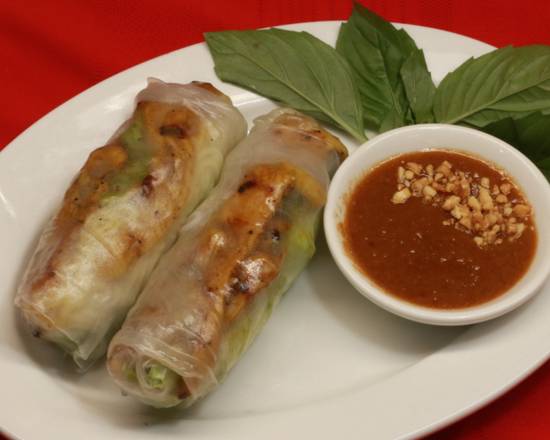 Order A8. Gỏi Cuốn Gà Nướng - grilled chicken spring rolls food online from Pho Khang store, Centennial on bringmethat.com