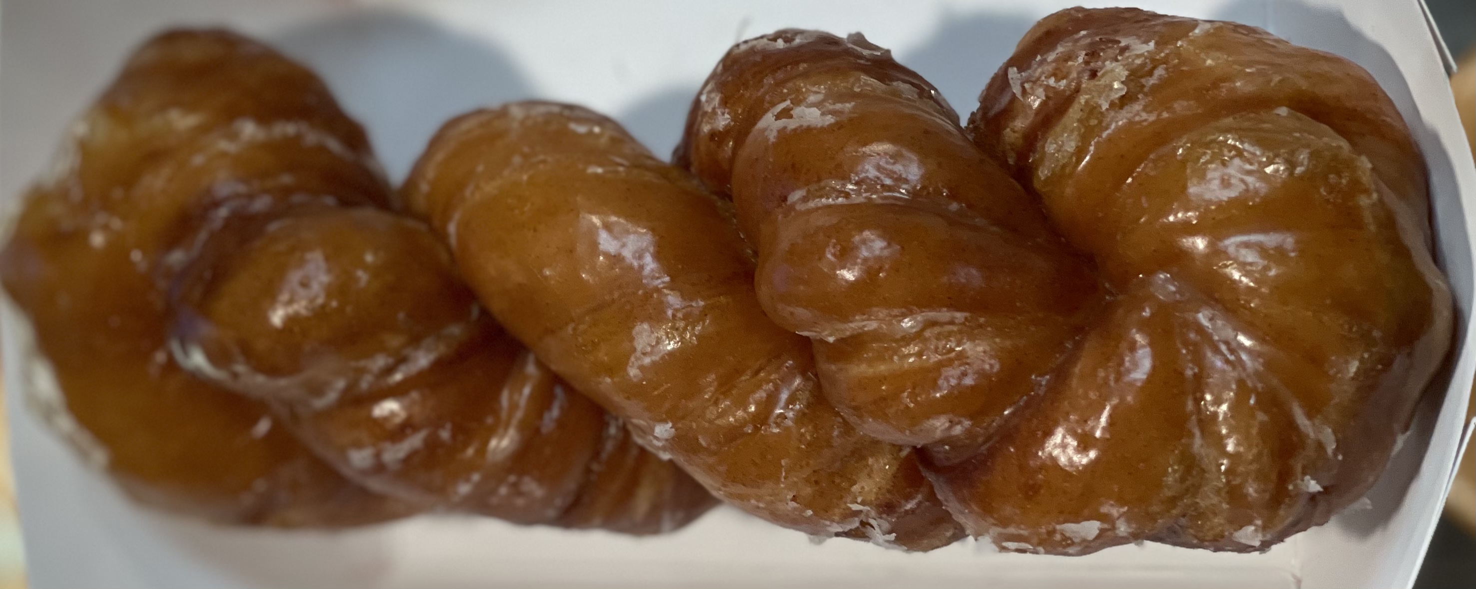 Order Cinnamon Twist Donut  food online from Glaze Donuts store, Ceres on bringmethat.com