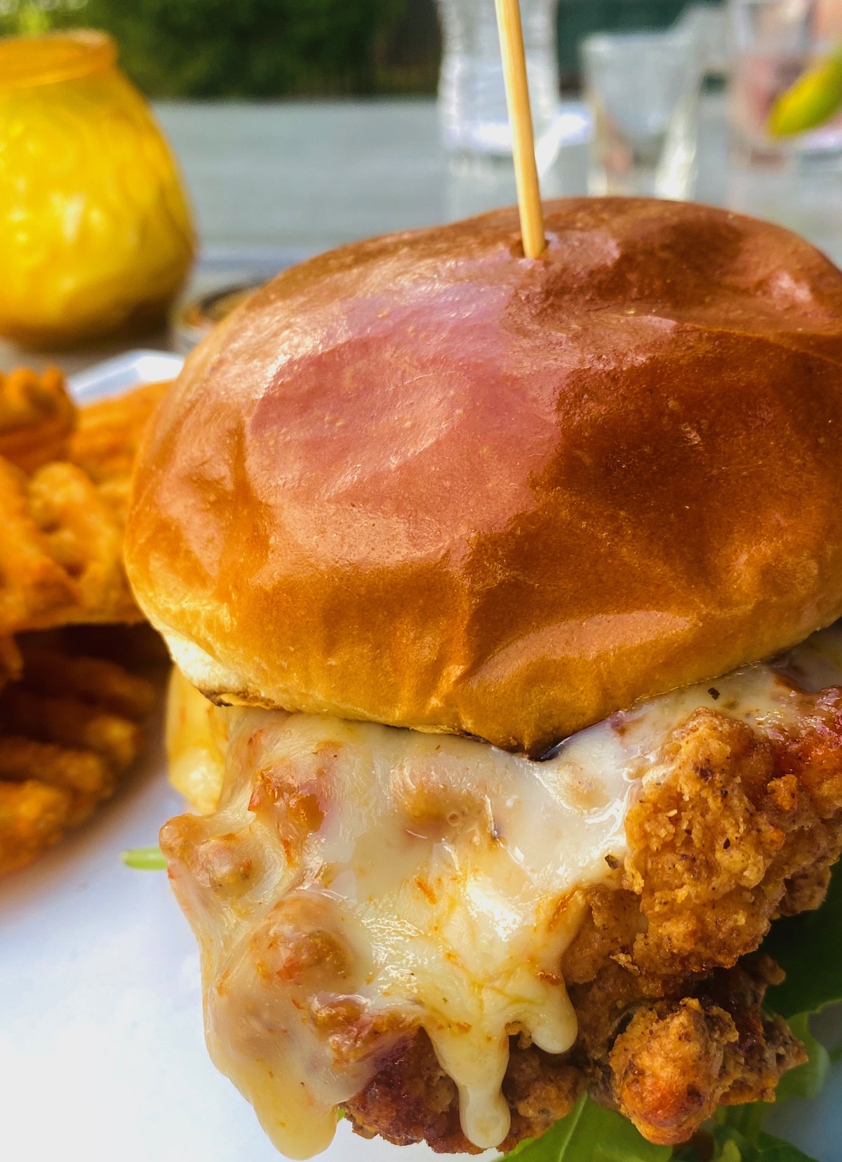 Order Nashville Fried Chicken Sandwich food online from Emerald Loop Bar & Grill store, Chicago on bringmethat.com