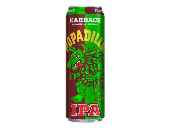 Order Karbach Brewing Co. Hopadillo IPA - 12x 19.2oz Cans food online from Liquor Cabinet store, Houston on bringmethat.com