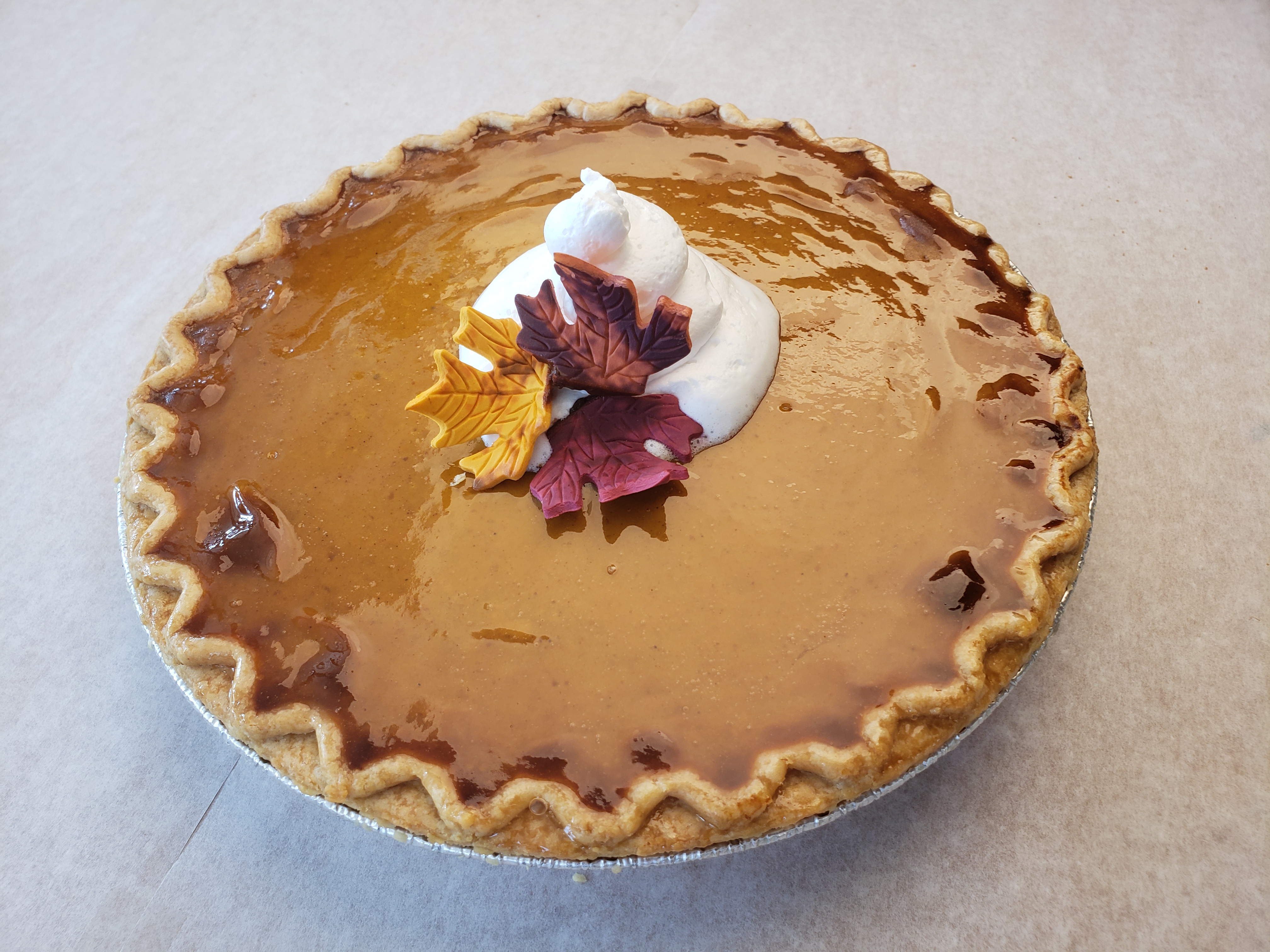 Order Pumpkin Pie, whole food online from Vienna Pastry store, Los Angeles on bringmethat.com