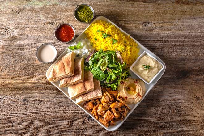 Order Protein Plate food online from Sajj Mediterranean store, Irvine on bringmethat.com