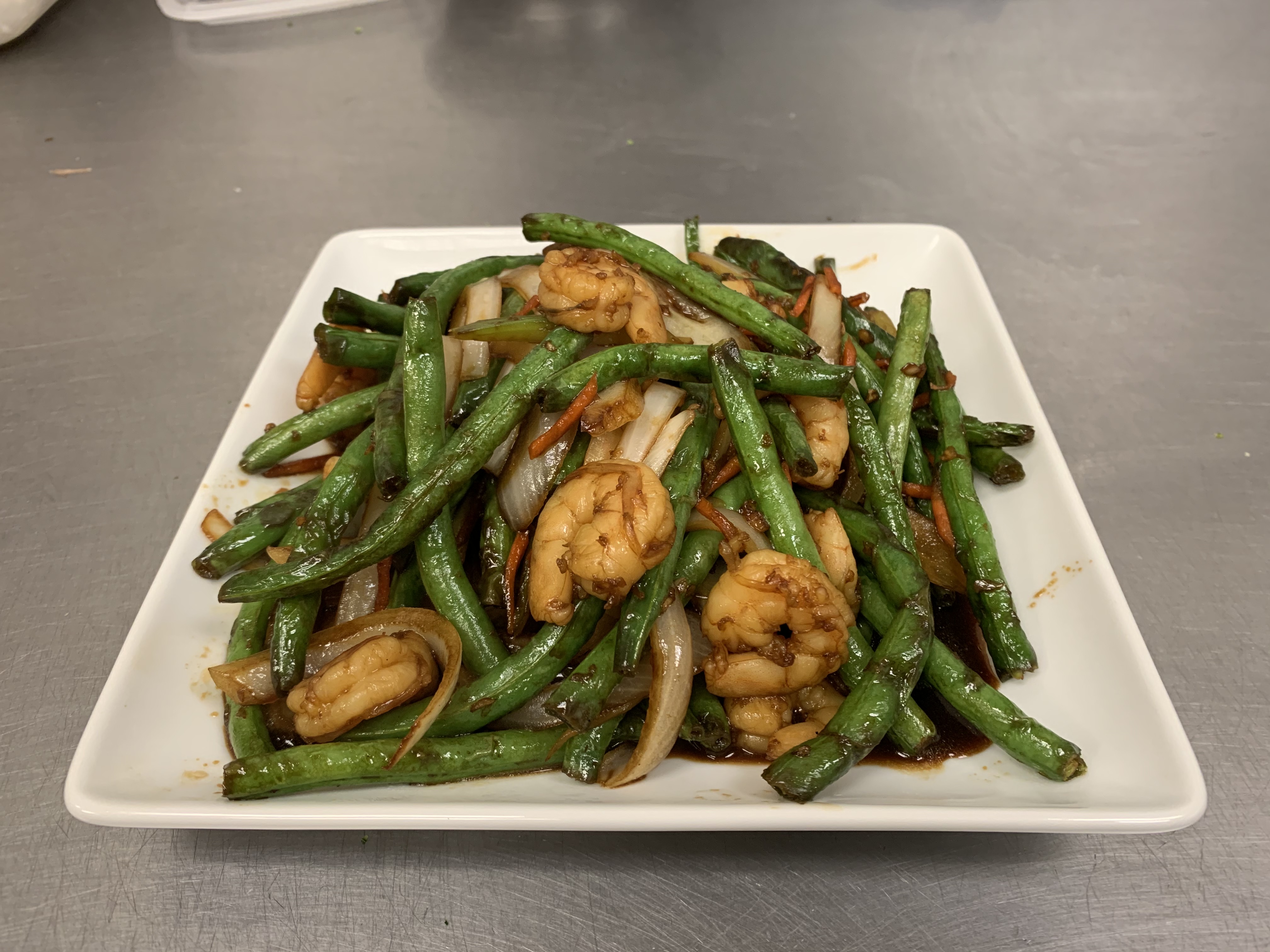 Order String Bean with Shrimp food online from China Wok store, Owings Mills on bringmethat.com