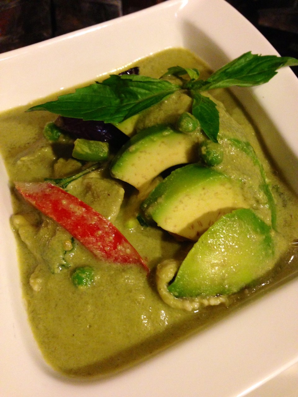 Order Green Curry Avocado food online from The Patio Fine Thai Cuisine store, Seattle on bringmethat.com