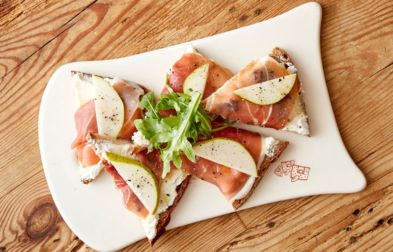 Order Prosciutto, Ricotta & Fig Tartine food online from Le Pain Quotidien store, Los Angeles on bringmethat.com