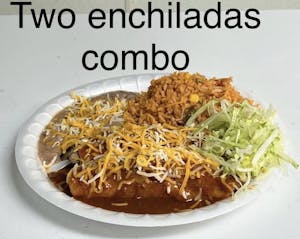 Order 1. Two Enchiladas food online from Super Burritos Mexican Food store, Redding on bringmethat.com