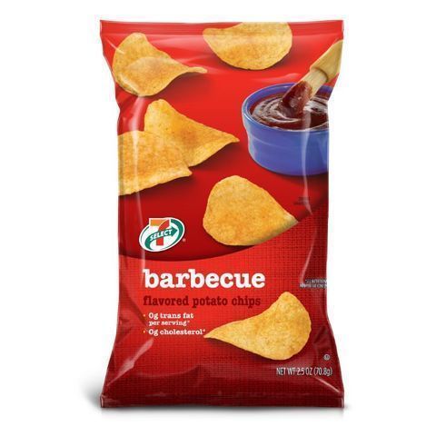 Order 7 Select BBQ Potato Chips 2.5oz food online from 7-Eleven store, West Columbia on bringmethat.com