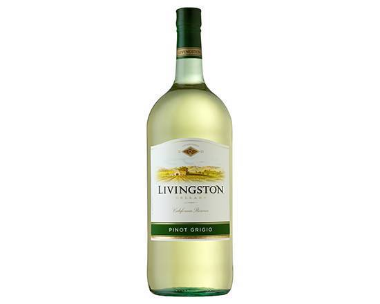 Order Livingston Cellars Pinot Grigio, 1.5L white wine (11.5% ABV) food online from Signal Liquor store, Signal Hill on bringmethat.com