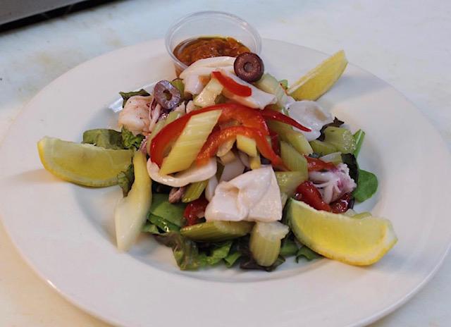 Order Seafood Salad Platter food online from Mike's Deli store, Bronx on bringmethat.com