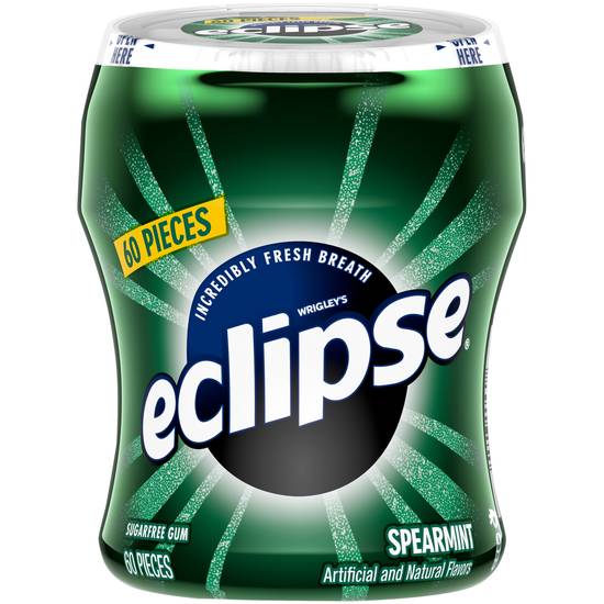 Order Eclipse Sugar Free Chewing Gum Spearmint (60 ct) food online from Rite Aid store, Yamhill County on bringmethat.com