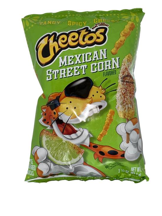 Order Cheetos Mexican Street Corn Limited Edition Tangy Spicy food online from Exxon Food Mart store, Port Huron on bringmethat.com