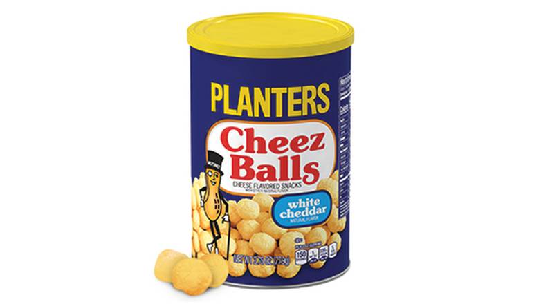 Order Planters Blazin'  Cheez Balls White Cheddar food online from Trumbull Mobil store, Trumbull on bringmethat.com