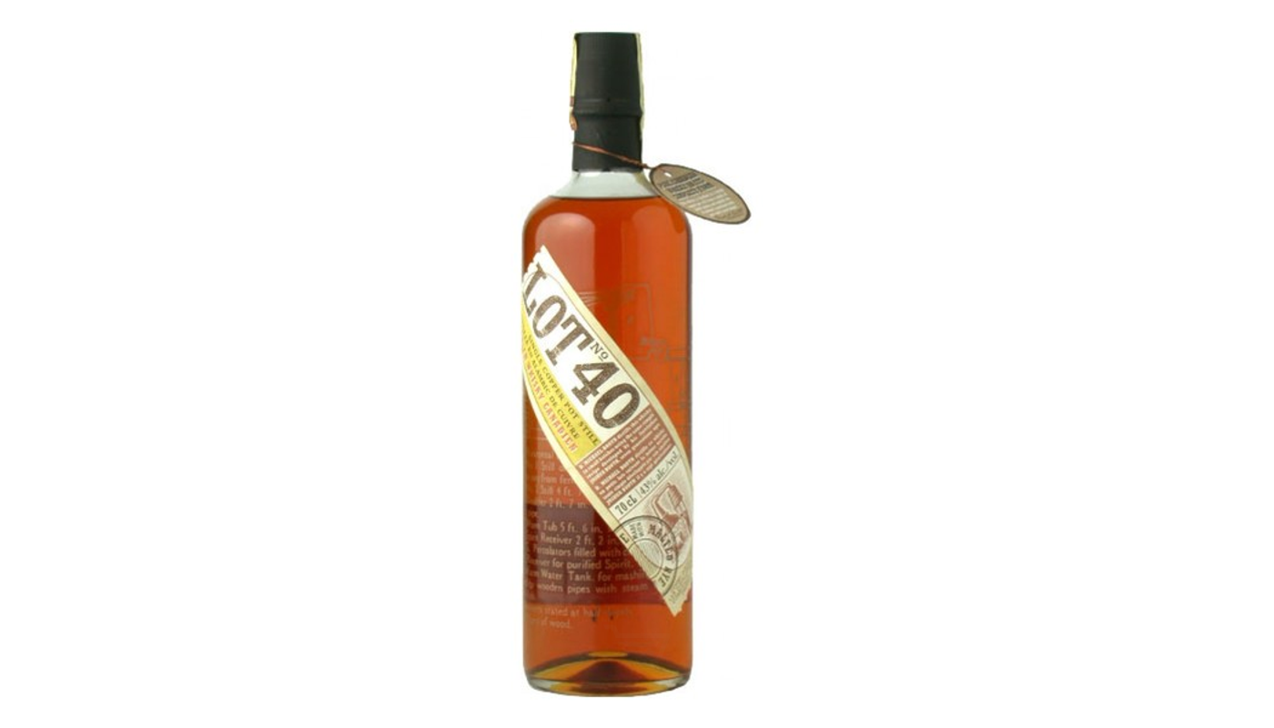 Order Lot No. 40 Canadian Rye Whisky 750mL food online from Liquor Palace store, Burbank on bringmethat.com