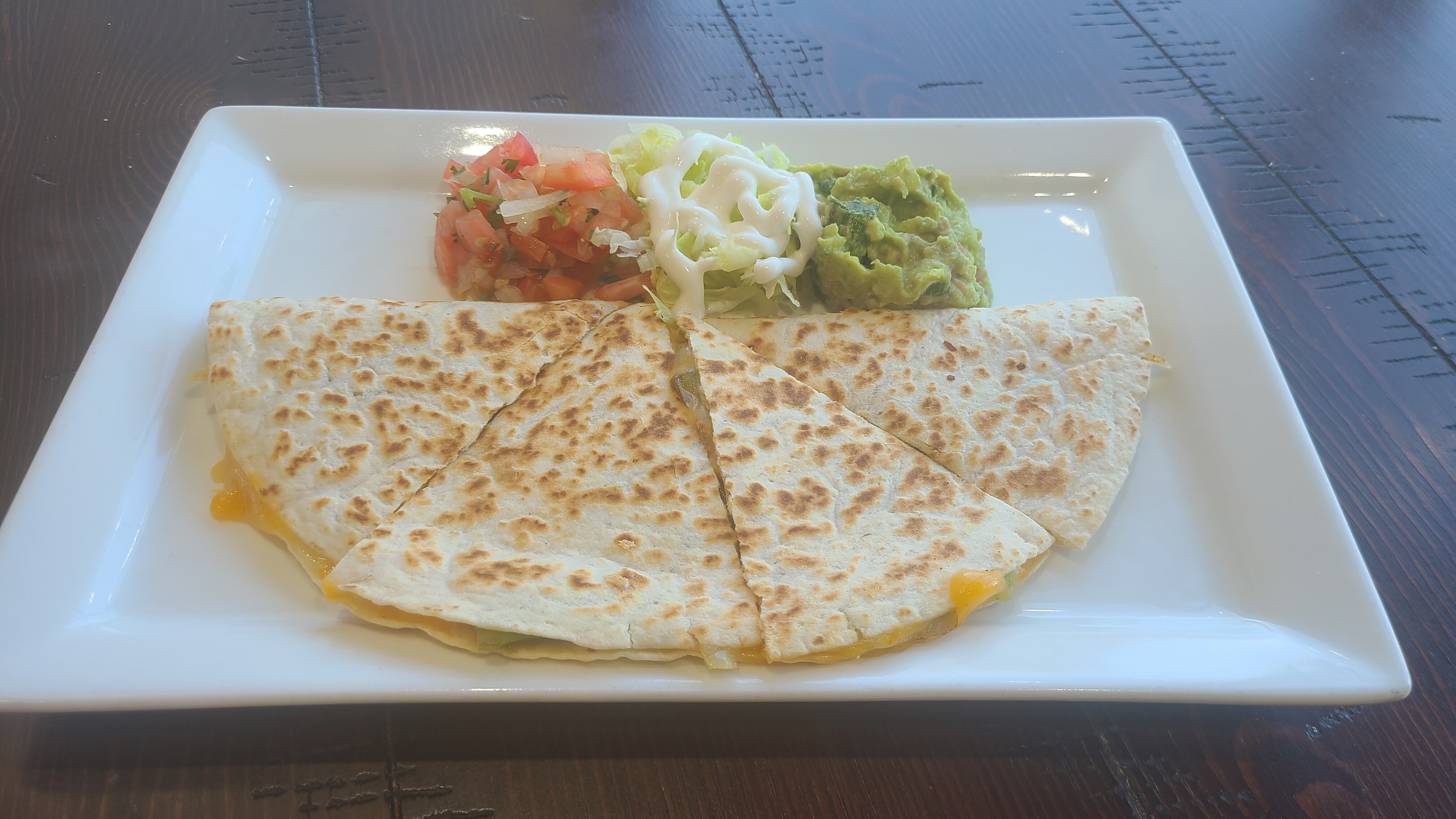 Order Veggie Quesadilla food online from Pabellon store, Pittsburgh on bringmethat.com