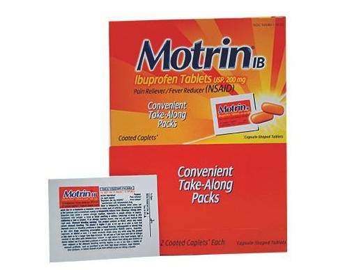 Order Motrin Loose (2 Tablets) food online from Ctown Supermarkets store, Uniondale on bringmethat.com