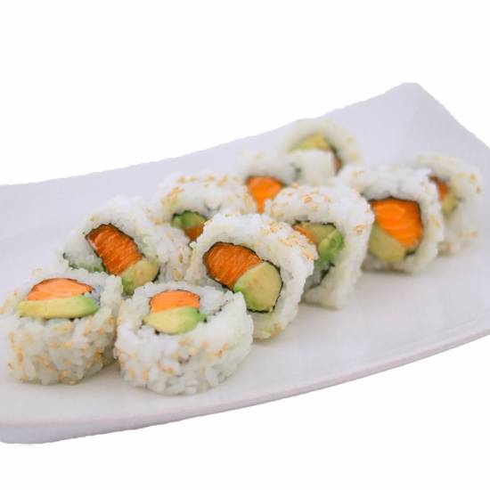 Order SALMON AVOCADO ROLL food online from Sarku Japan #281 Great Northern store, North Olmsted on bringmethat.com
