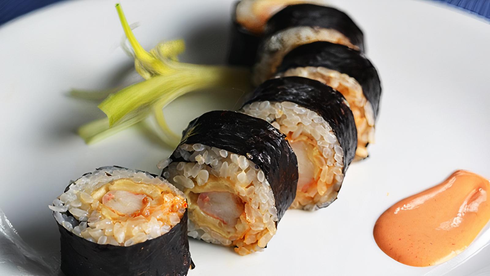 Order Shrimp Tempura Roll food online from Midori Sushi & Hibachi store, Davidson on bringmethat.com