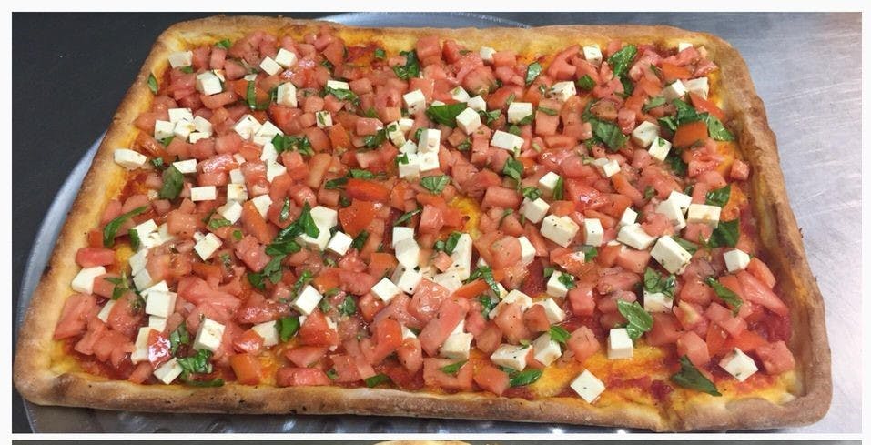 Order Bruschetta Pizza - Pizza food online from Pizza Time Restaurant store, Wappingers Falls on bringmethat.com