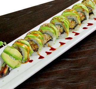 Order Green Dragon Roll  food online from Sakura Express store, New Carrollton on bringmethat.com