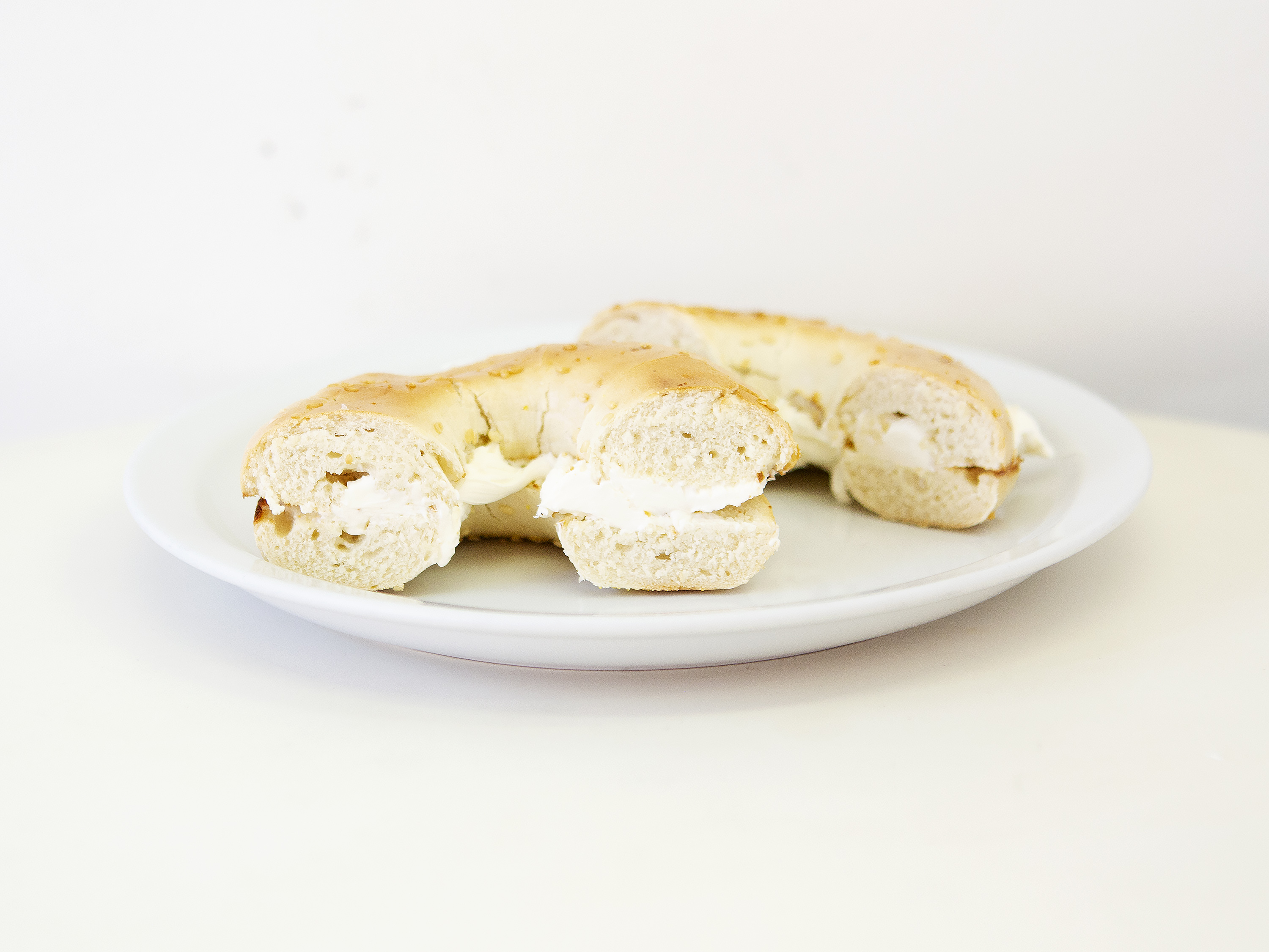 Order Bagel with Cream Cheese food online from Cafecito Coffe Shop store, San Francisco on bringmethat.com