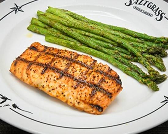 Order Atlantic Salmon food online from Saltgrass Steakhouse store, Humble on bringmethat.com