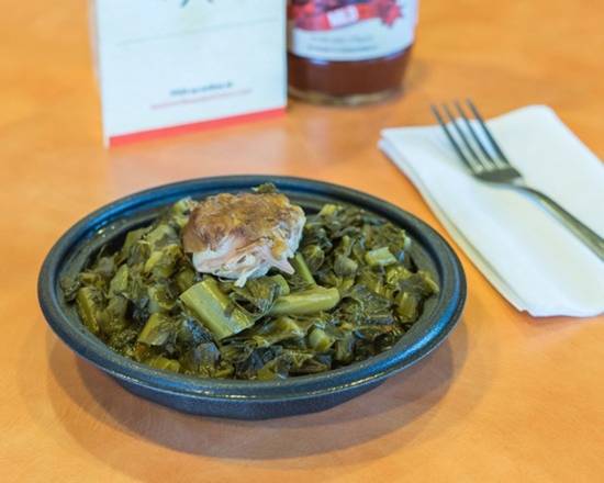Order Collard Greens food online from Kenny's Ribs & Chicken store, Country Club Hills on bringmethat.com