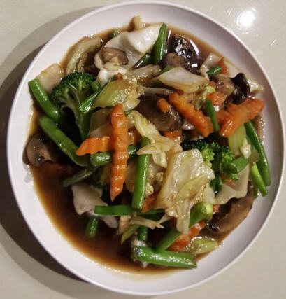 Order Mixed Vegetable Stir-fry food online from Thai Lily Cafe store, Houston on bringmethat.com